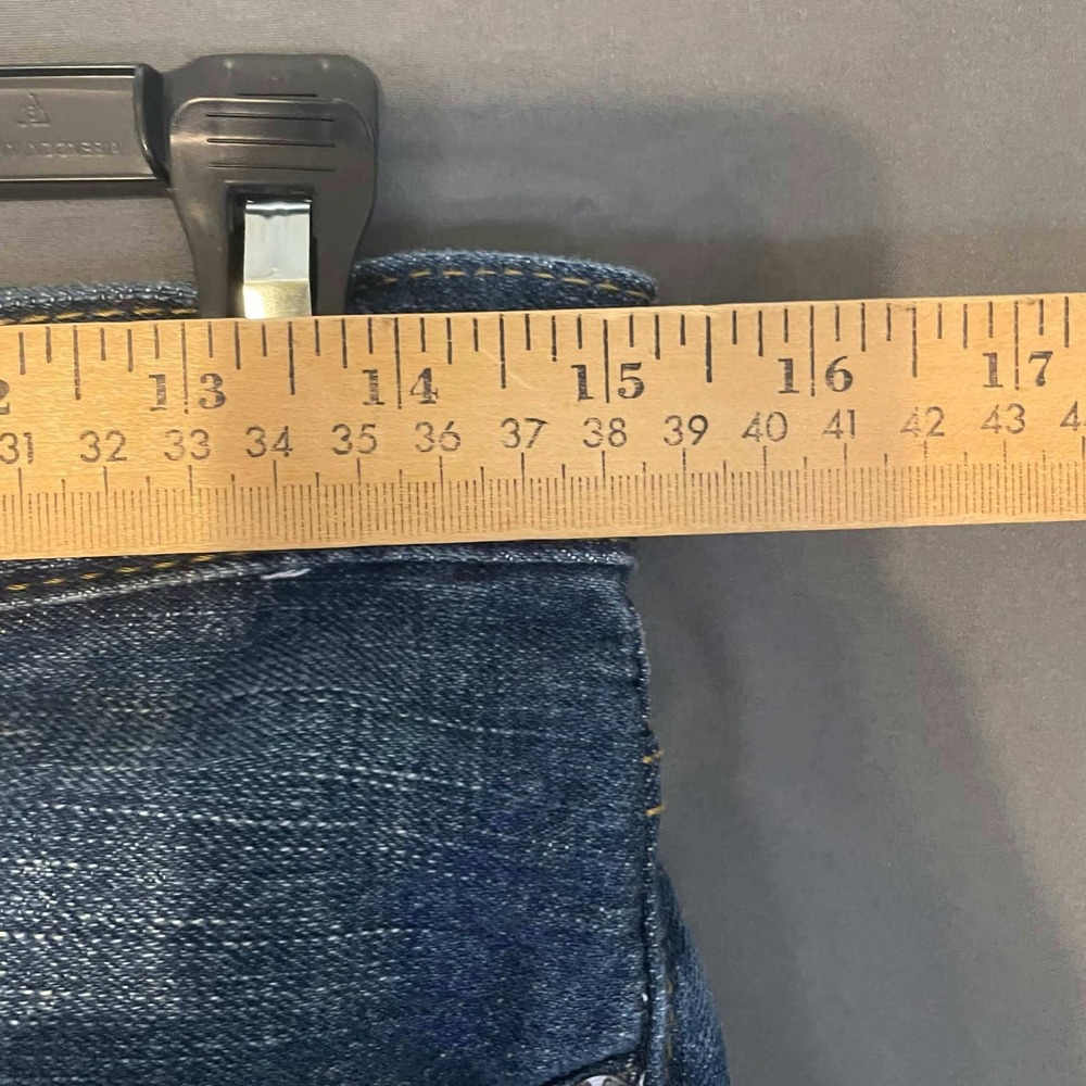 Levis 527 18REG W29 L29 (30x29) Slim Bootcut Jeans 100% Cotton Medium Wash Denim - Picture 4 of 6